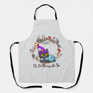 Schattigee en Punny Witch Cat Schort