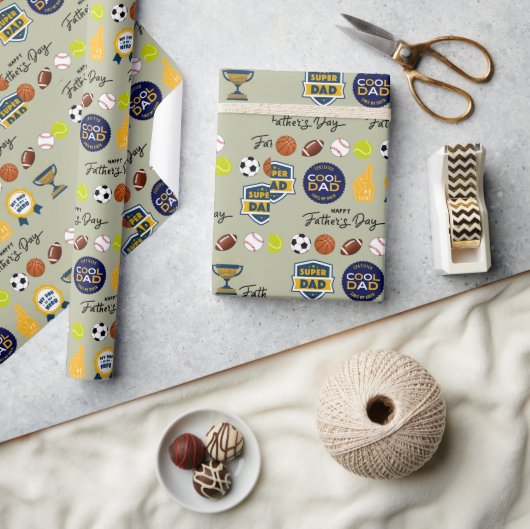 Schattigee en Schattige Vaderdag Cadeaupapier (Crafts)