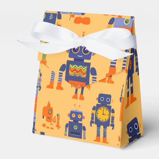 Schattigee en unieke robots geven de voorkeur aan bedankdoosjes (Voorkant Zijde)