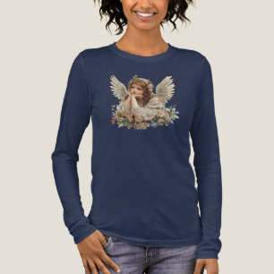 Schattigee engel / cherub / beschermengel Tri-Blend shirt
