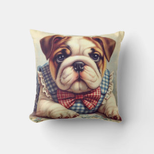 Schattigee Engelse Bulldog Art Kussen