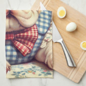 Schattigee  Engelse Bulldog Art Theedoek (Quarter Fold)