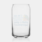 Schattigee ergotherapeut superheld blikvorm glas (Achterkant)