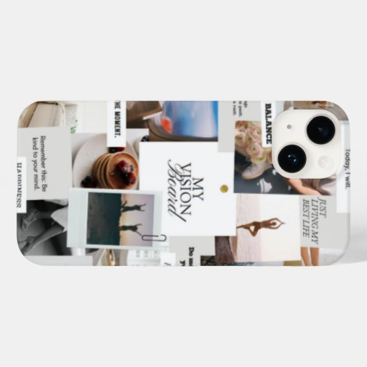 Schattigee esthetische fonecase Case-Mate iPhone case (Achterkant (horizontaal))