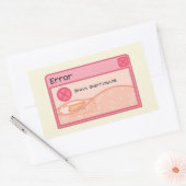 Schattigee esthetische pastel roze sticker (foutme (Envelop)