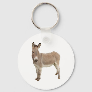 Schattigee ezel burro foto sleutelhanger
