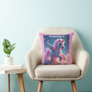 Schattigee Fairy Baby Eenhoorn roze Sparkling Fant Kussen