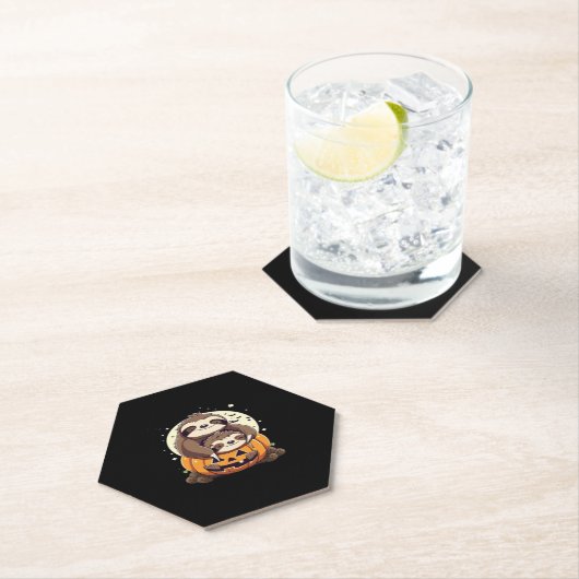 Schattigee familie van luiaards Essential T-Shirt Kartonnen Onderzetters (Insitu)