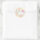 Schattigee Fancy Indische Olifant Sticker (Tas)