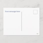 Schattigee fantasie eenhoorn bericht toevoegen 4 j feestdagenkaart (Achterkant)