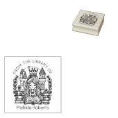 Schattigee Fantasy Princess Uit de Bibliotheek van Rubberstempel (Gestempeld)