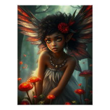 Schattigee Feathered Fairy Art