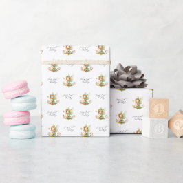 Schattigee fee eerste verjaardag cadeaupapier