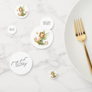 Schattigee fee eerste verjaardag confetti