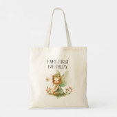 Schattigee fee eerste verjaardag tote bag (Achterkant)