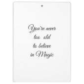 Schattigee fee met bruine vleugels klembord (Achterkant)