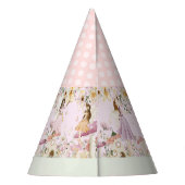 Schattigee feeën Wildflower Meadow Flowers Verjaar Feesthoedjes (Achterkant)