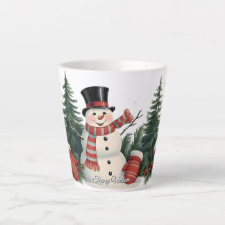 Schattigee feestelijke kerstdagen latte mok