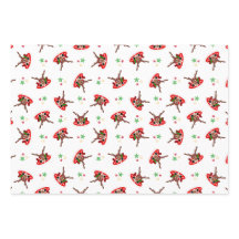 Schattigee Feestelijke Rode Kasky Kerstrendier