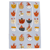 Schattigee feestkat medium cadeauzakje (Voorkant)