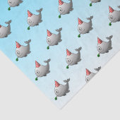 Schattigee feestwalvis tissuepapier (Detail)