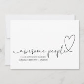 Schattigee felicitaties zwangerschap feliciteert n kaart (Voorkant)