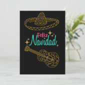 Schattigee Feliz Navidad Kerstmis Feestdagenkaart (Staand voorkant)