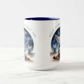 Schattigee Fennec Foxes Rocking Akoestische Gitare Mok (Midden)