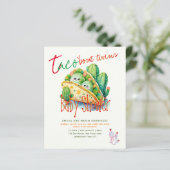 Schattigee Fiesta Taco TWINS Baby shower BESTE BUD (Staand voorkant)