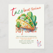 Schattigee Fiesta Taco TWINS Baby shower BESTE BUD (Voorkant)