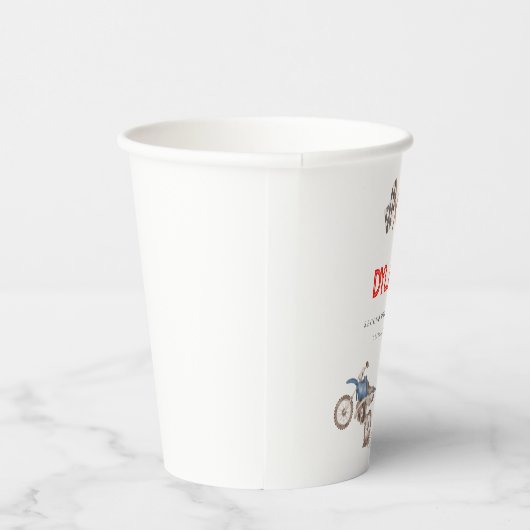 Schattigee fietsen Verjaardag Papieren Bekers (Rechts)