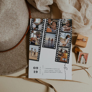 Schattigee filmstrip Foto Sla de datum op Save The Date