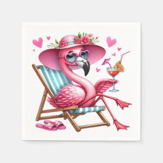 Schattigee Flamingo clipart Servet
