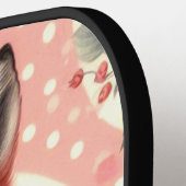 Schattigee Floral Baby Fox Pickleball Paddle (Links Detail)