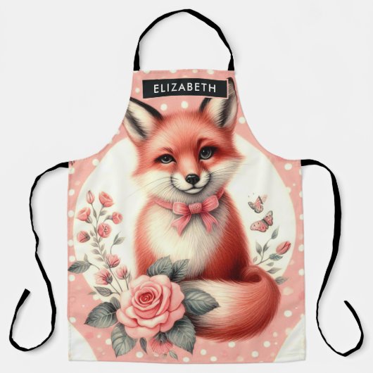 Schattigee Floral Baby Fox Schort (Voorkant)