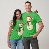 Schattigee flossen sneeuwpop t-shirt (Unisex)