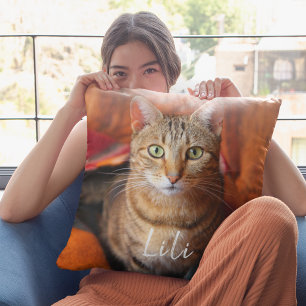 Schattigee foto Cat Pet Memorial Lover Kussen