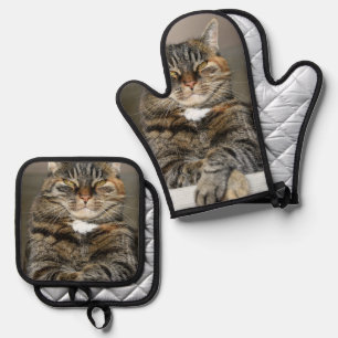 Schattigee foto Pet Lover Taste Kitchen Ovenwant & Pannenlap Set