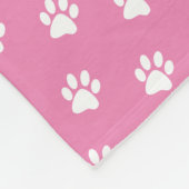 Schattigee Fotocollage Pet Dog Naam Fleece Deken (Hoek)