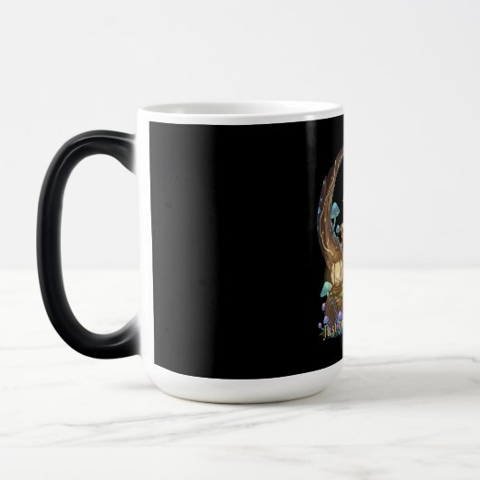 Schattigee Fox boekenwurm "Just One More Chapter"  Magische Mok (Links)