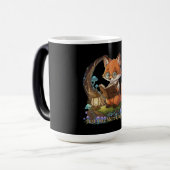 Schattigee Fox boekenwurm "Just One More Chapter"  Magische Mok (Voorkant links)