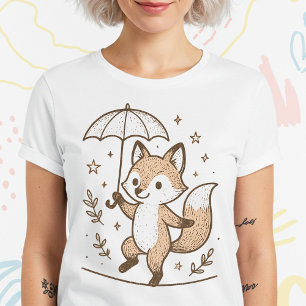 Schattigee  Fox illustratie T-shirt