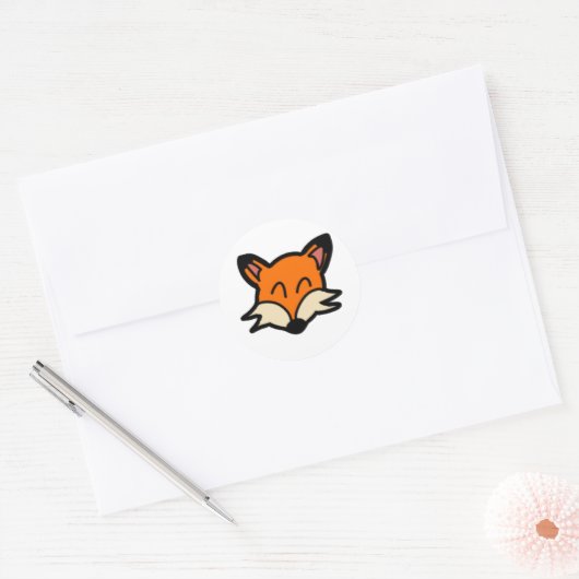Schattigee Fox Sticker (Envelop)