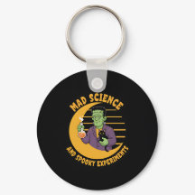 Schattigee Frankenstein Mad Science Sleutelhanger