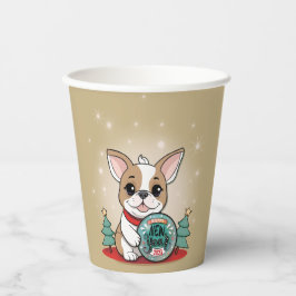 Schattigee Franse Bulldog Funny Oudejaarsavond Fee Papieren Bekers