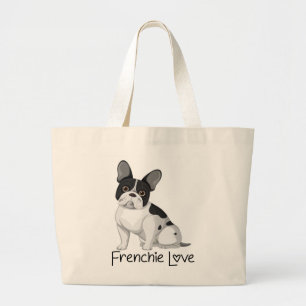 Schattigee Franse Bulldog Gift Frenchie Mom Honden Grote Tote Bag