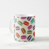 Schattigee Franse Macaron Pattern Koffiemok (Voorkant links)