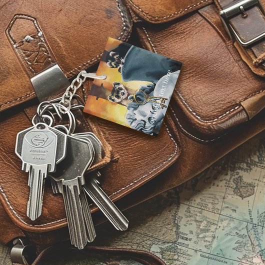 Schattigee frettensleutels Cherub Sleutelhanger