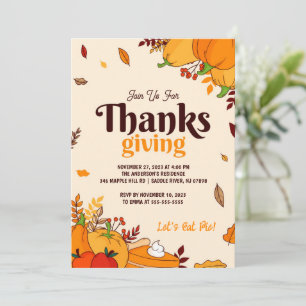 Schattigee Friendsgiving Thanksgiving gepersonalis Kaart