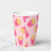 Schattigee frieten papier cup papieren bekers (Rechts)